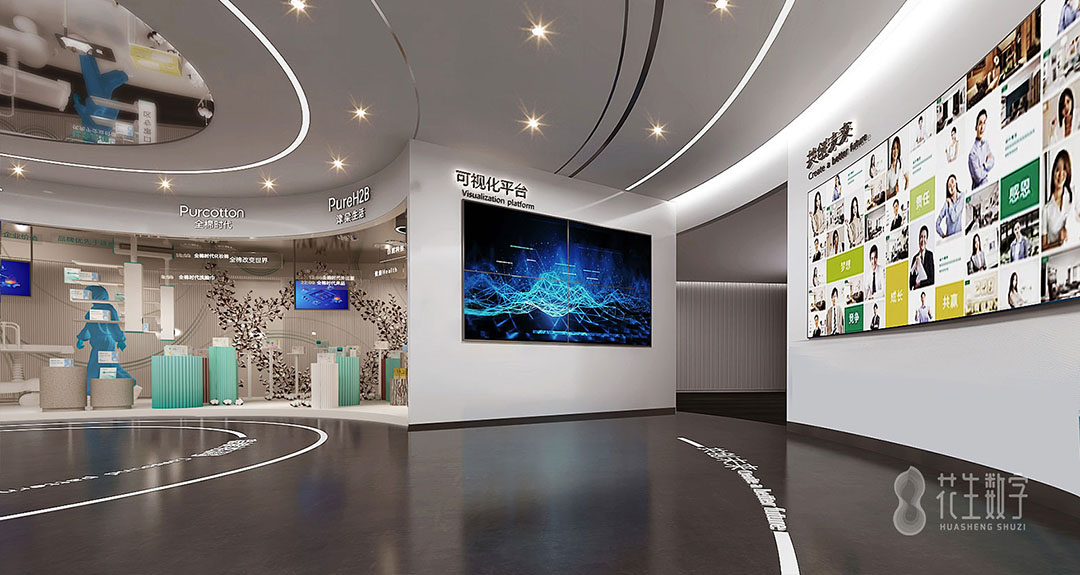 稳健医疗展厅——智慧医疗展厅设计 | 花生数字